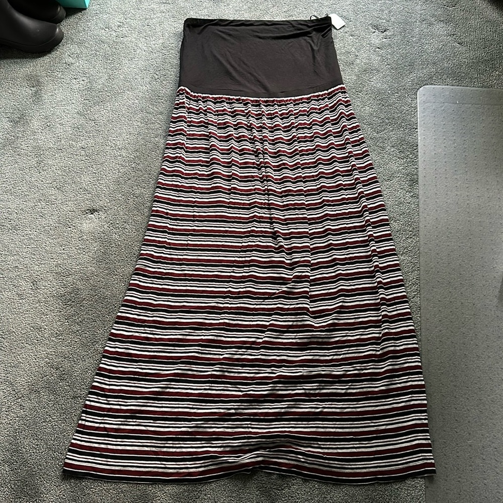 Loft maxi strapless dress